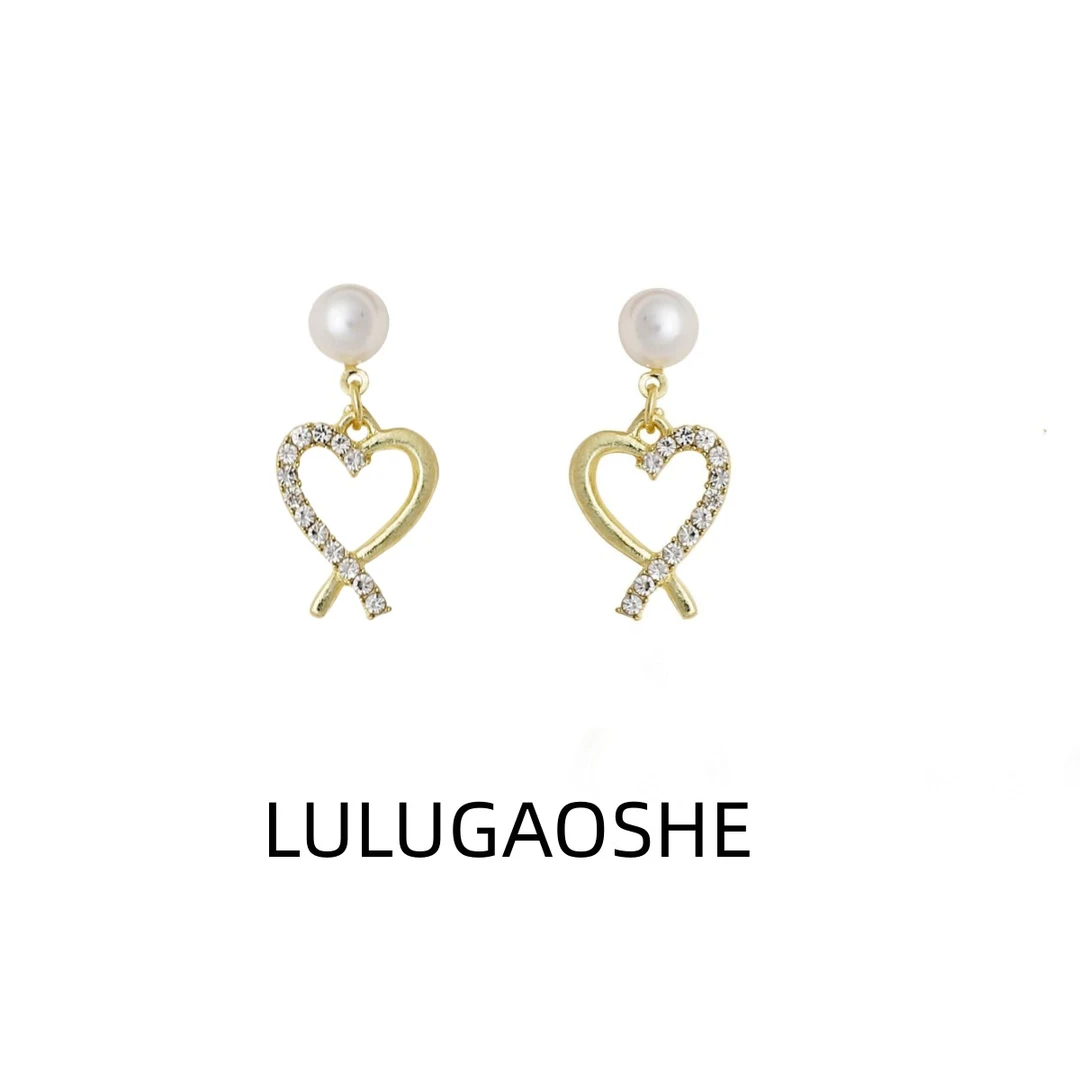 合金耳饰 19号C-1593耳环气质时尚法式小众甜美百搭温柔日韩简约