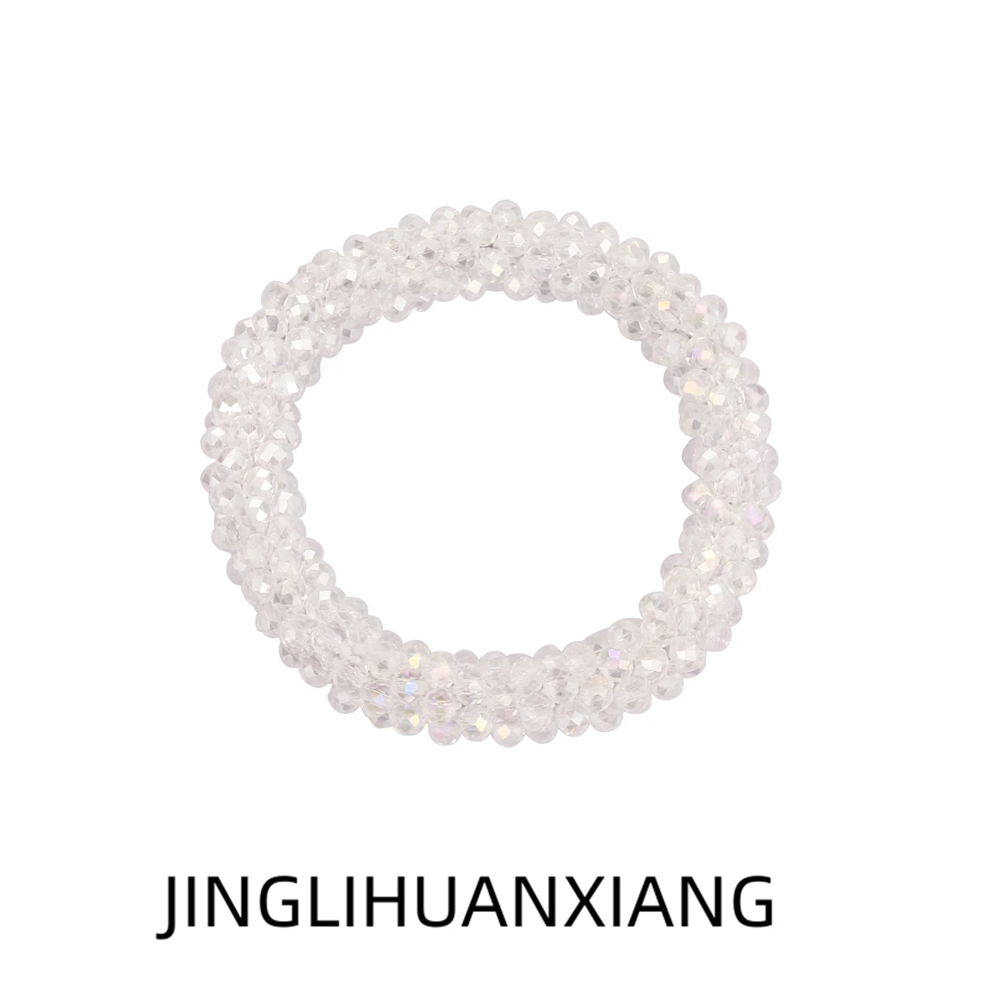 c-2092可爱港风发圈手链两用简约扎头发皮筋发绳扎马尾头绳发饰