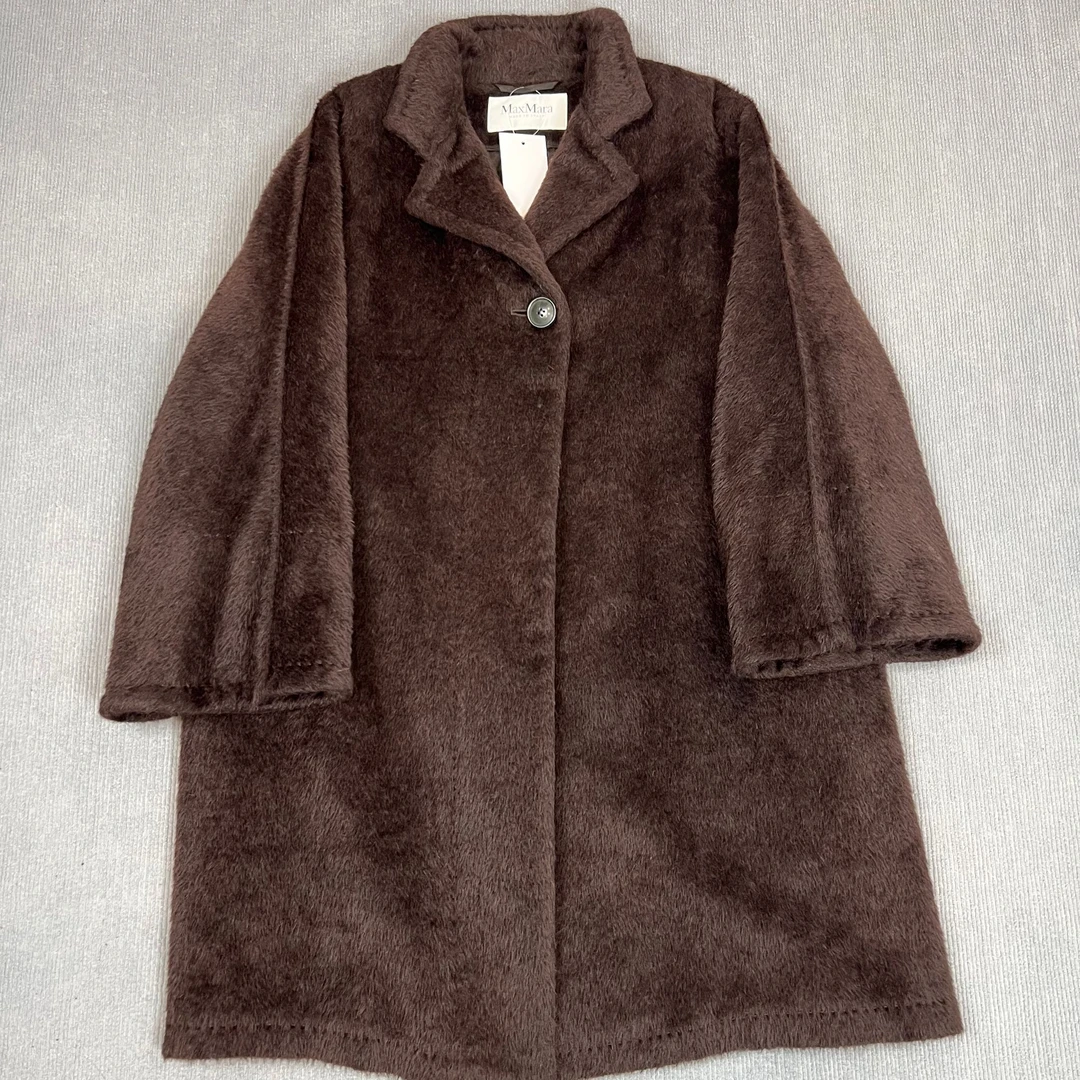 Max Mara/2409120/38码/翻领七分袖大衣/95新/工价35582