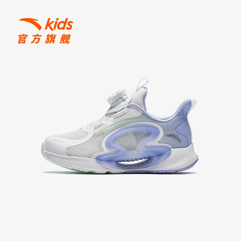 安踏儿童跑鞋新款女小童户外基础跑缓震耐磨运动款跑鞋