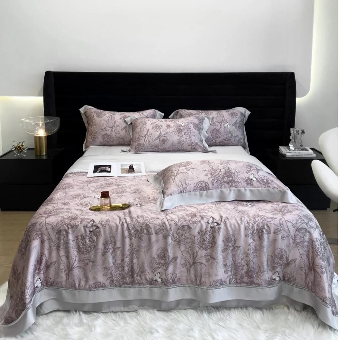 60s‘Tencel莱赛尔兰精天丝数码印花夏被床上用品6.27