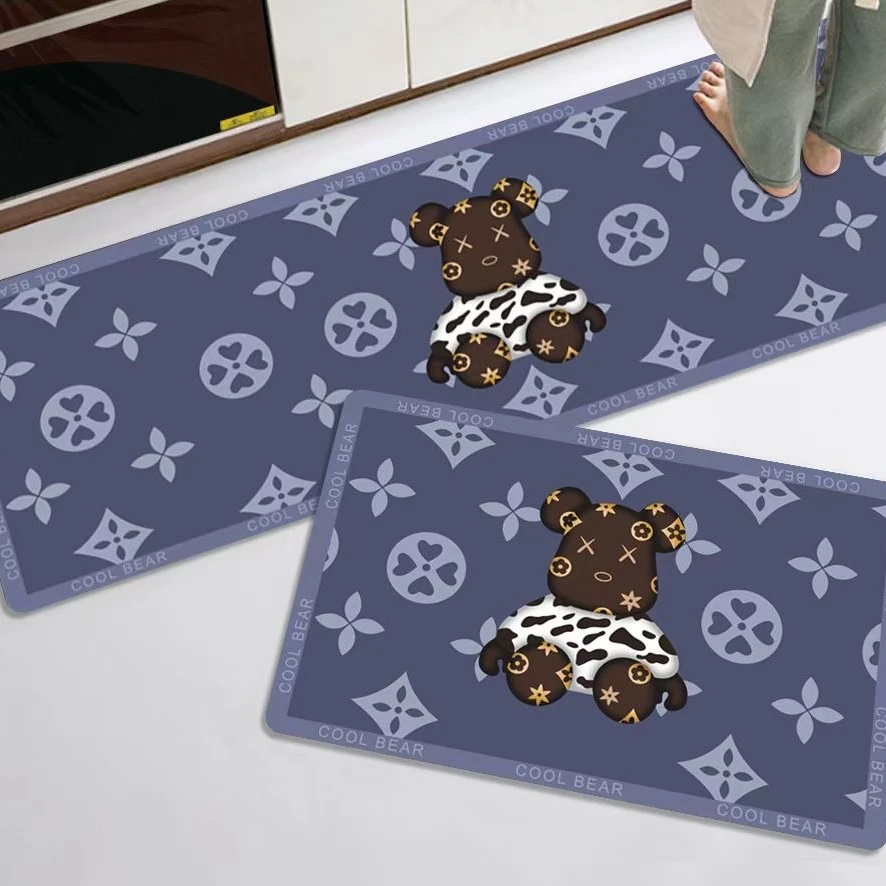 厨房吸水垫进门可裁剪软硅藻泥地毯吸油脚垫子耐脏防滑垫地垫家用