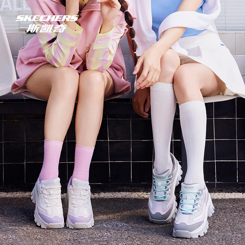 【薄荷曼波】斯凯奇蜜糕鞋女休闲鞋厚底百搭增高老爹鞋运动鞋177233
