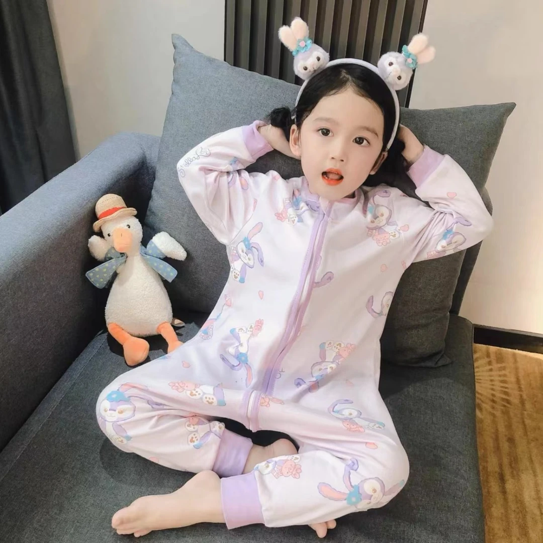 儿童秋款睡衣连体双层纯棉宝宝秋款衣纯棉婴儿男童女童婴幼儿服