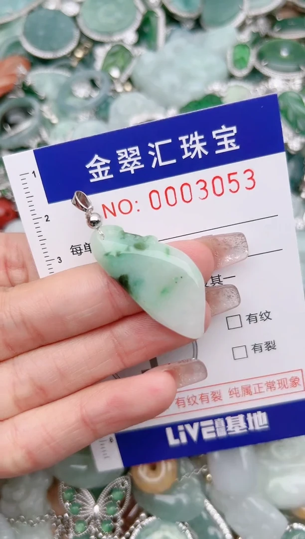 【闪购商品】翡翠颈饰未镶嵌3053..........1