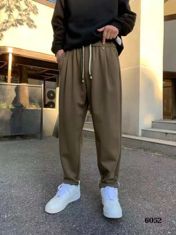 6052/秋季新款休闲时尚百搭宽松男士休闲小脚休闲裤