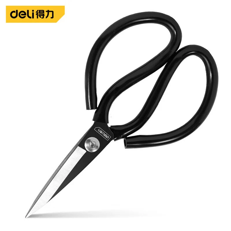 得力200mm家用剪刀多功能厨房剪民用剪居家剪刀剪布铁剪子大号剪