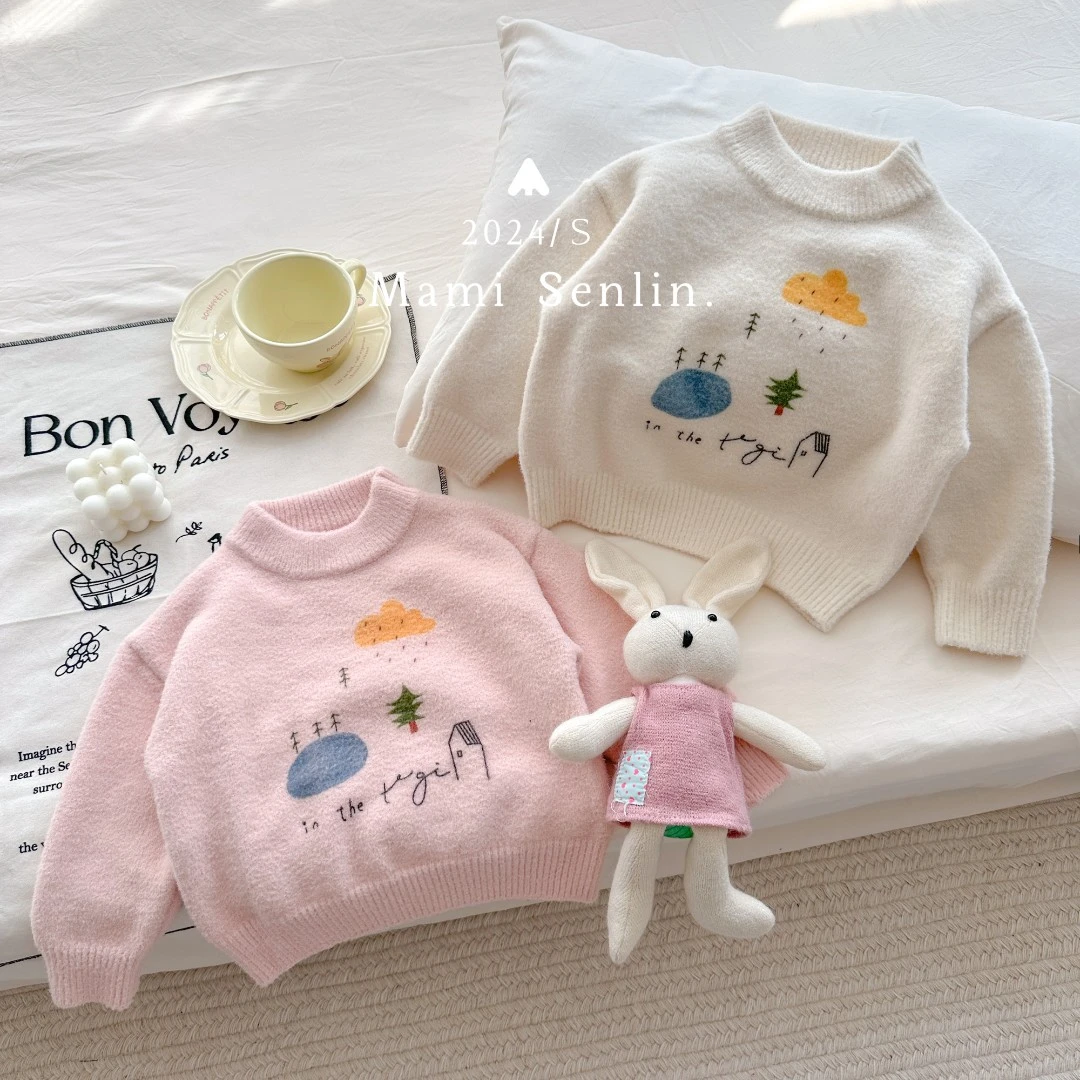 【现货】2024年冬季新款童装卡通针织毛衣244-MMSL-244511