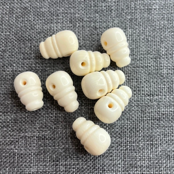 A67：猛犸牙配饰三通12mm2.2克左右
