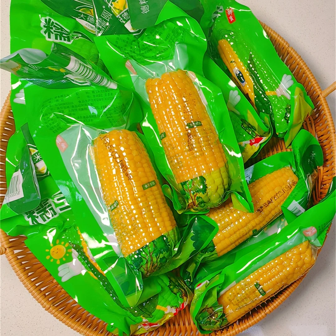 德糯圆东北黄糯玉米段非即食一箱2公斤约8-9段真空包装鲜食玉米