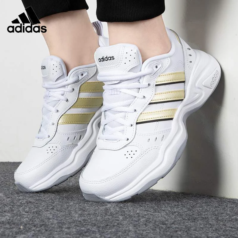 Adidas/阿迪达斯老爹鞋女秋冬低帮简约百搭缓震运动跑步鞋GX0671