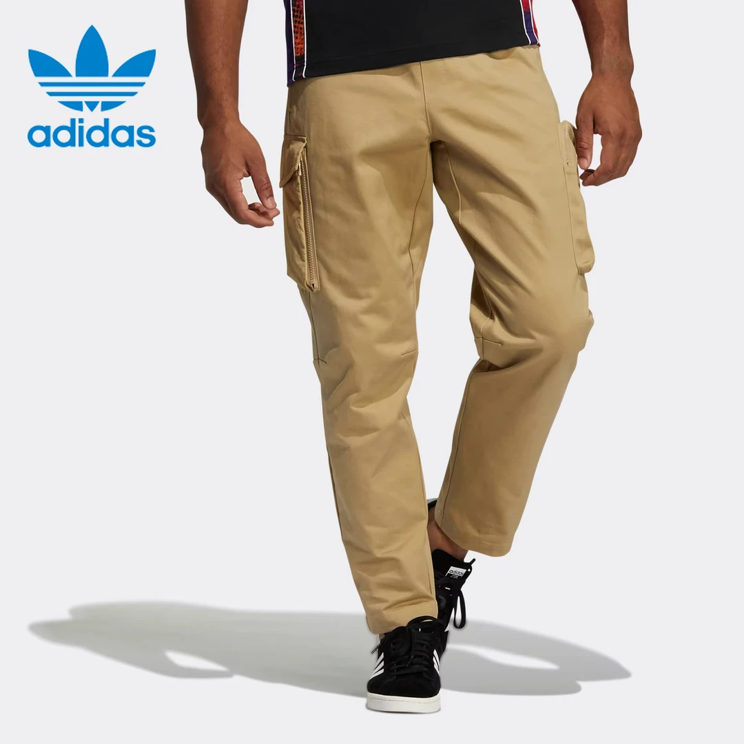 Adidas/阿迪达斯正品三叶草休闲男子时尚潮流工装长裤 HC0378
