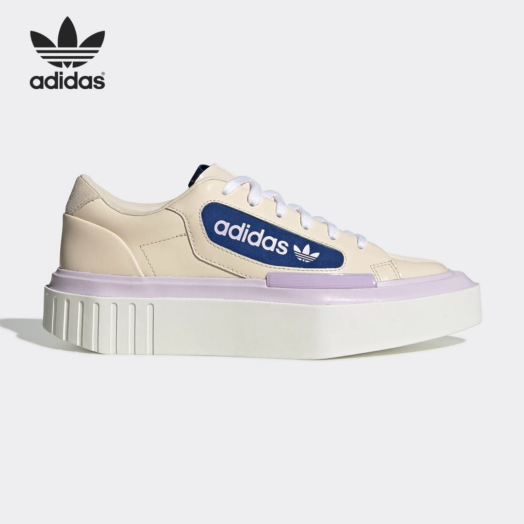 Adidas/阿迪达斯正品三叶草女子运动休闲经典复古厚底板鞋EF5207
