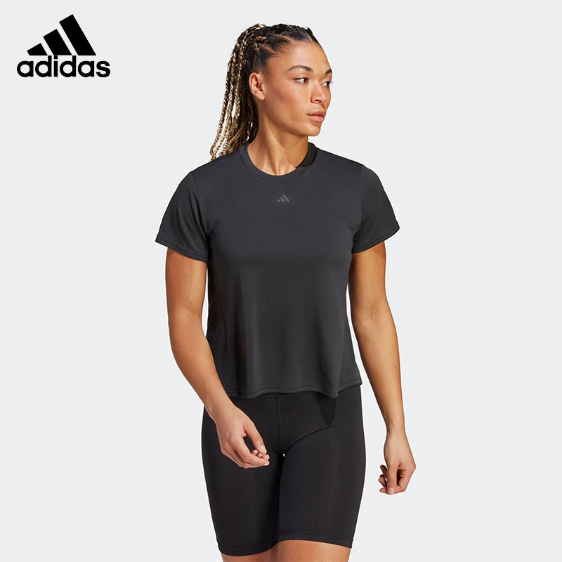 Adidas/阿迪达斯女子高强度间歇性训练运动健身短袖圆领T恤II3244