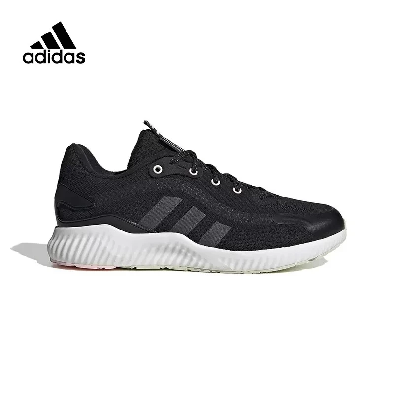 Adidas阿迪达斯百搭简约黑色女鞋新款冬款运动鞋休闲跑步鞋H03572