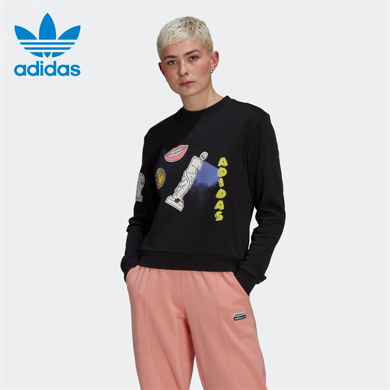 Adidas/阿迪达斯女子户外SWEATSHIRT 运动休闲卫衣套头衫GN4376