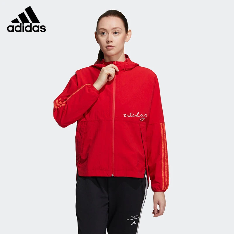 Adidas/阿迪达斯女款上衣VD windbreaker休闲运动夹克外套H36806