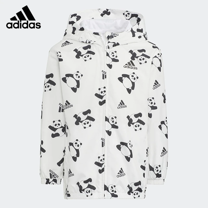 Adidas阿迪达斯男童LK AOP WV JK 休闲运动连帽夹克外套IA9102