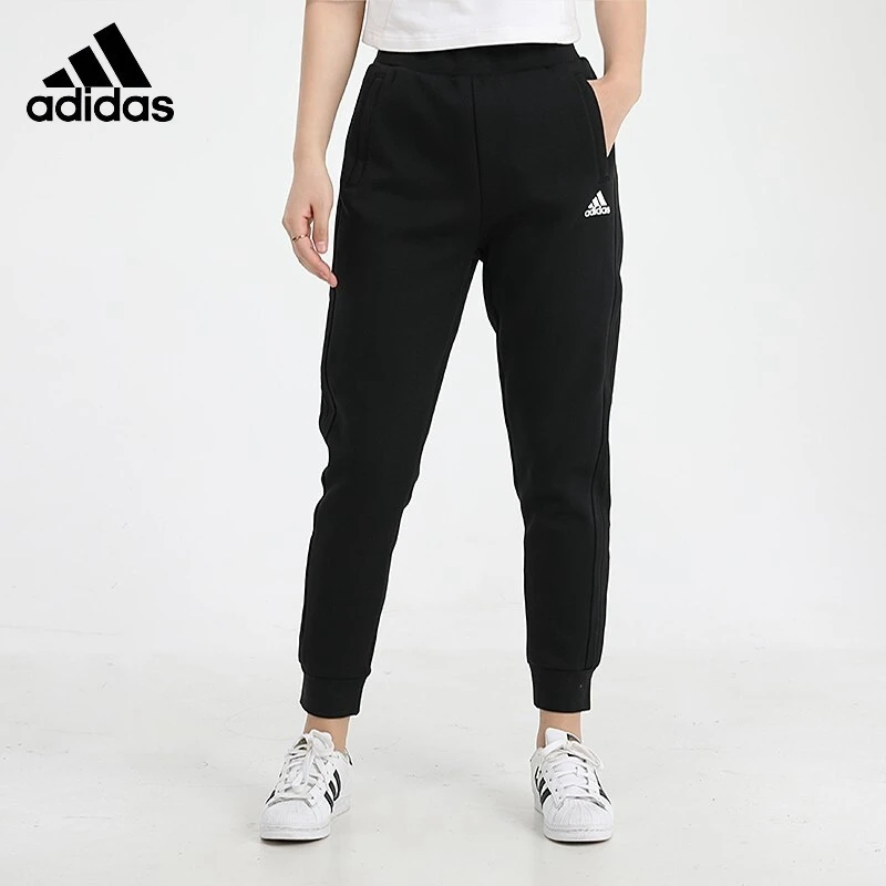 Adidas/阿迪达斯女裤秋冬运动裤针织束脚跑步经典长裤GM1443