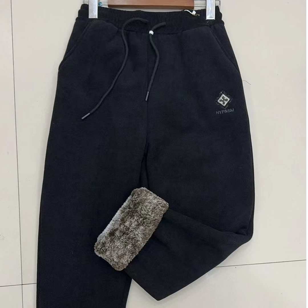 【娜姐家】818#女士加绒加厚百搭休闲裤