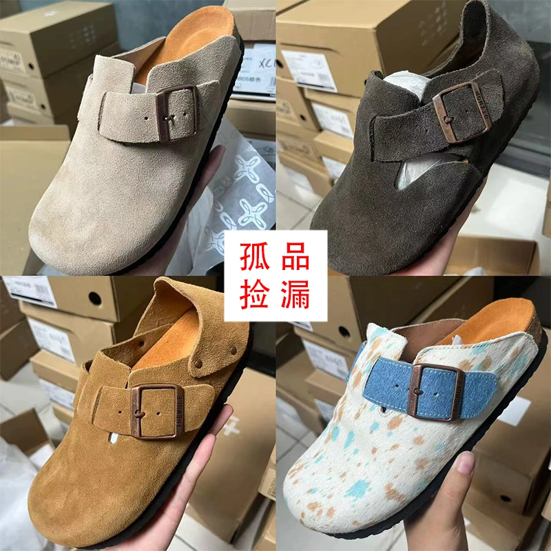 【勃肯鞋断码D01-D100】软木底勃肯一脚蹬鞋