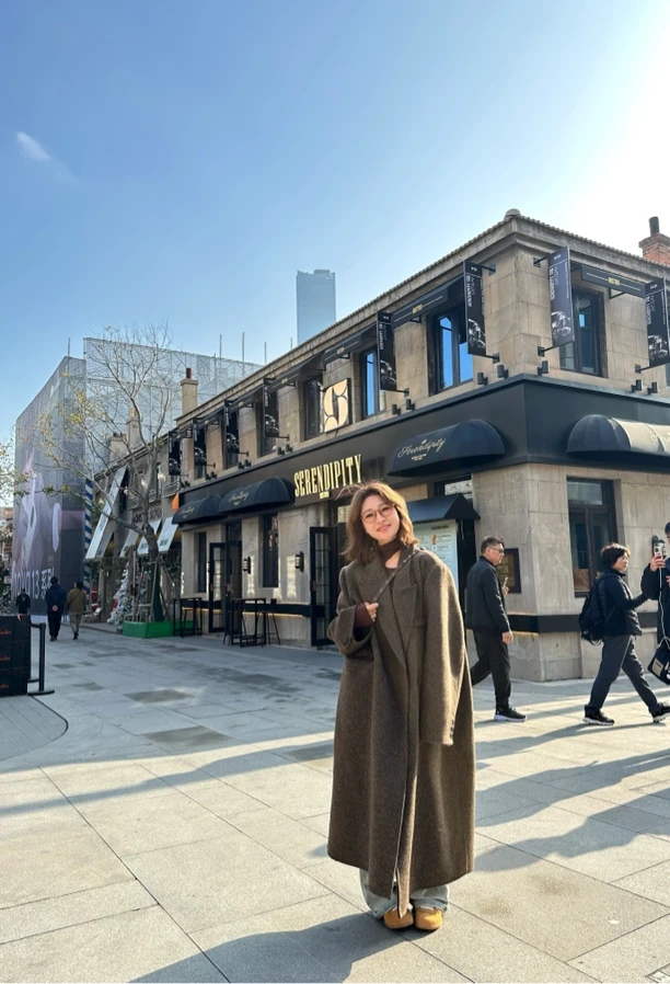 24冬上新【老娜娜专属】韩系阔版双面羊毛大衣中长款女