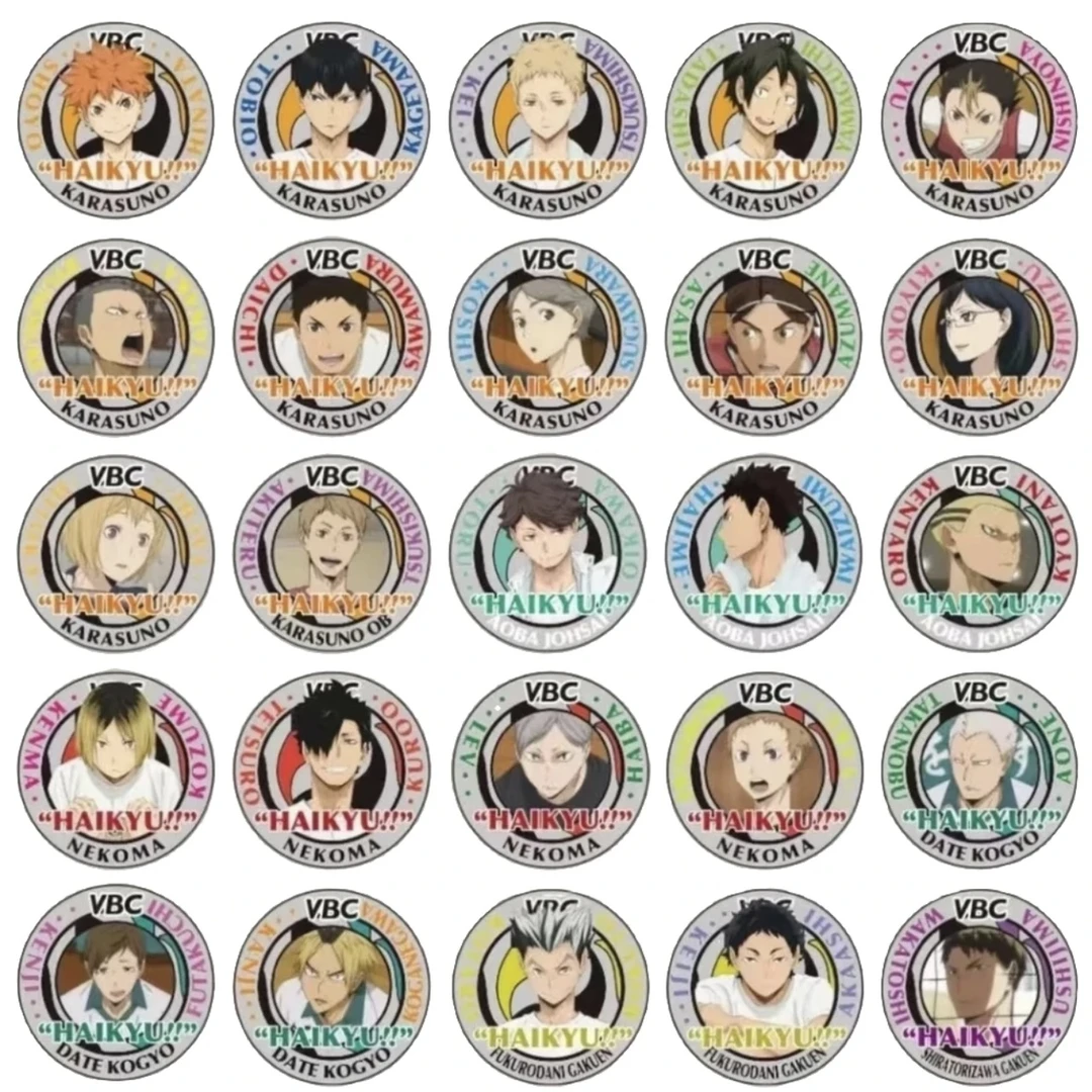 排球少年 VBC吧唧 亚克力徽章 盲盒代拆