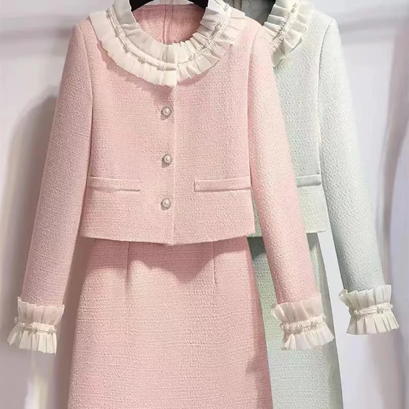 【小依专享】D1F16156B两件套(上衣/裙子)套装-6156