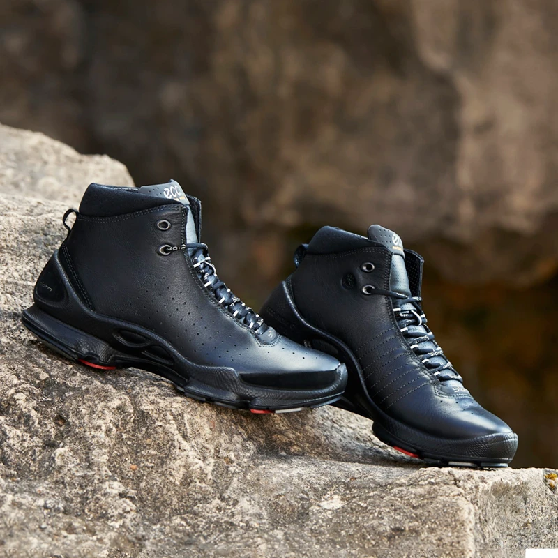 Ecco/爱步【健步C】800273高帮大经典女士休闲运动鞋老爹缓震跑步鞋