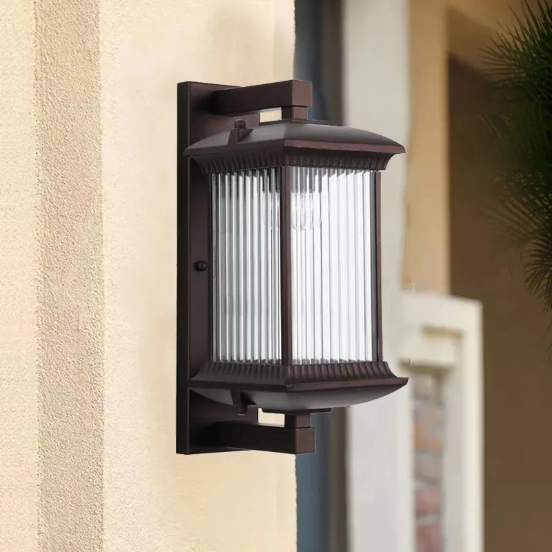 现代小长虹户外壁灯防水别墅庭院复古室外阳台门口走廊过道外墙灯