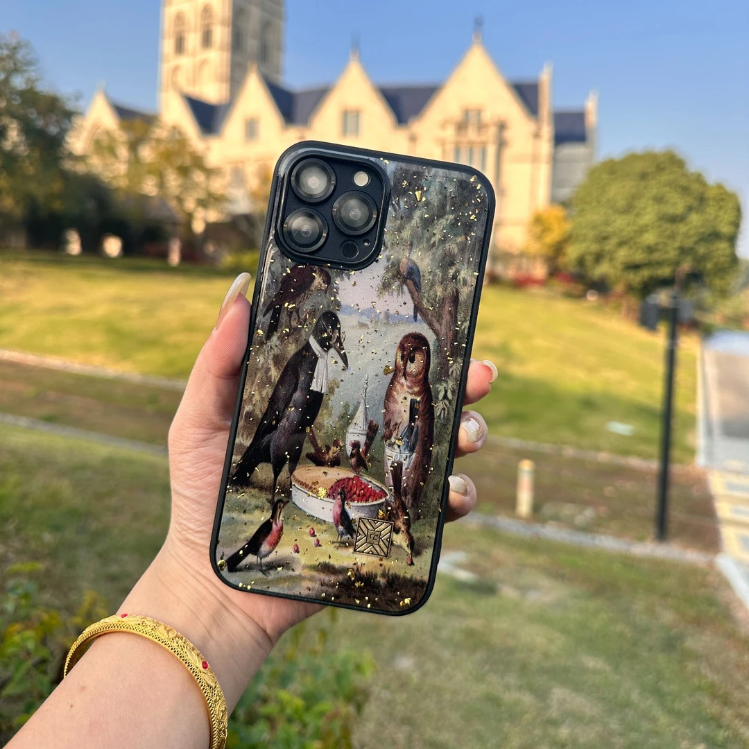 苹果高端奢华手机壳iPhone11-15/Plus/Pro/Max精英聚福欧式壳壳