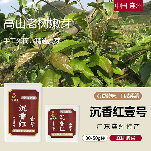 沉香红试喝装5g*2小袋精选老树嫩芽沉香醇味口感香醇柔滑耐泡