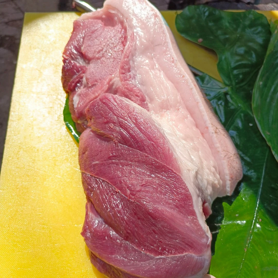 【腿肉】乡土岭黑猪云南纯粮食土猪肉 1斤（生的） 拍越多越划算