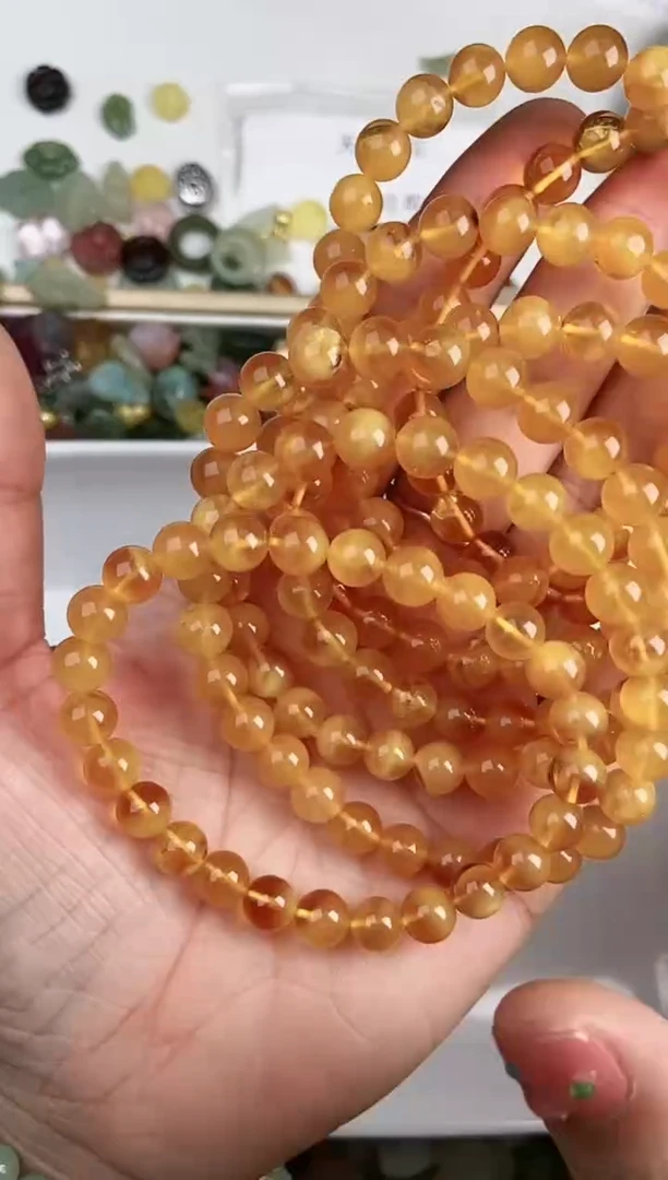 【闪购商品】蜜蜡手串未镶嵌8mm多样性随机发M5