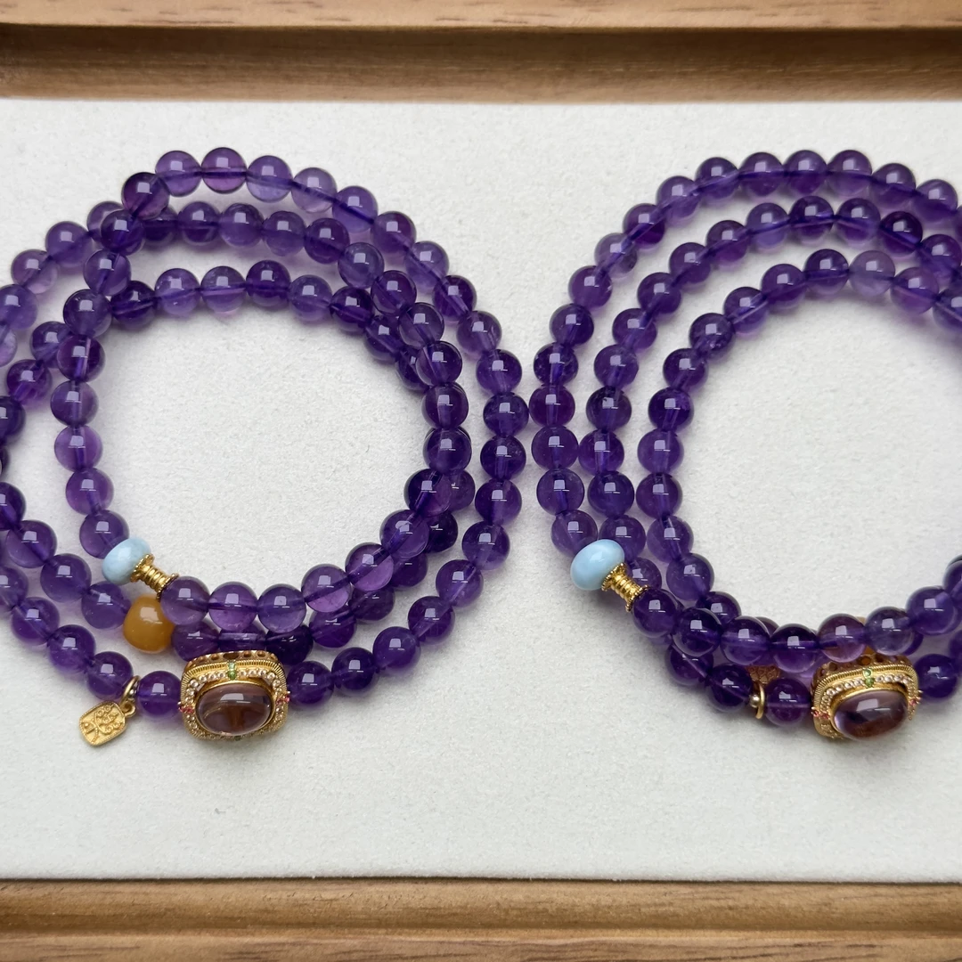 【e1】紫水晶手链多样性发其一