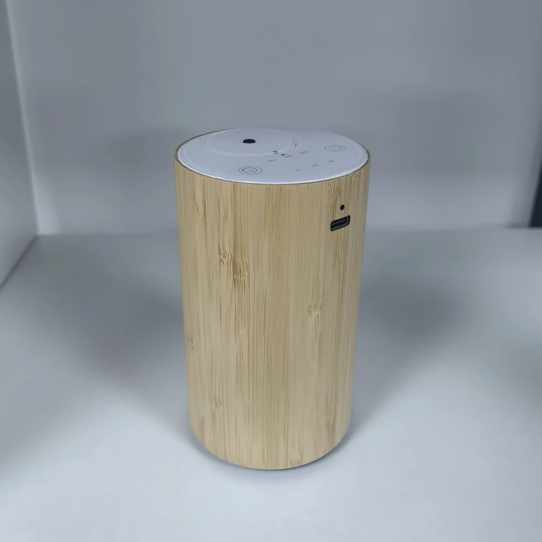 实木扩香机无水静音车载扩香仪 智能冷喷香薰机 家用纯精油冷香仪