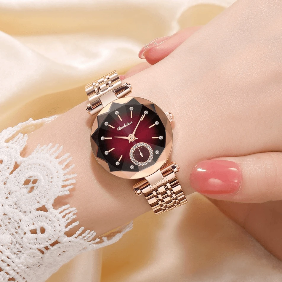 【官方正版】BDS海洋星气质轻奢百搭高级独立秒针手表女士腕表8131