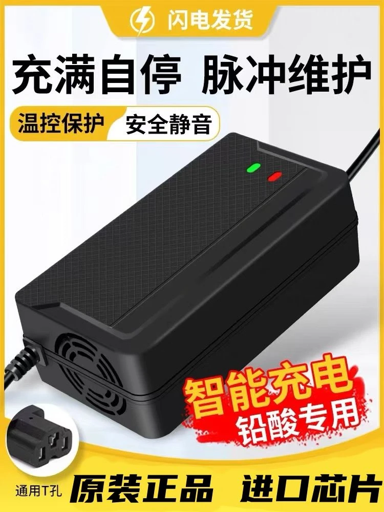 超威天能通用电动车电瓶车充电器48V12ah60V20AH72伏爱玛雅迪小刀