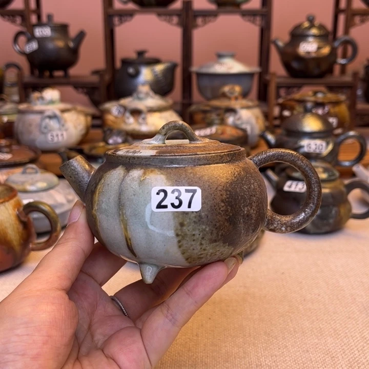 壶裸柴烧陶瓷茶具