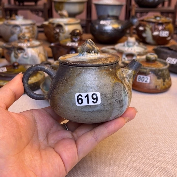 壶裸柴烧陶瓷茶具