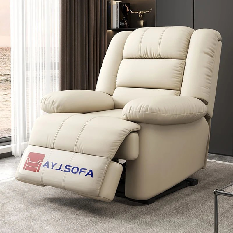 头等太空沙发舱科技布艺单人可躺摇椅皮艺电动美甲懒人多功能客厅