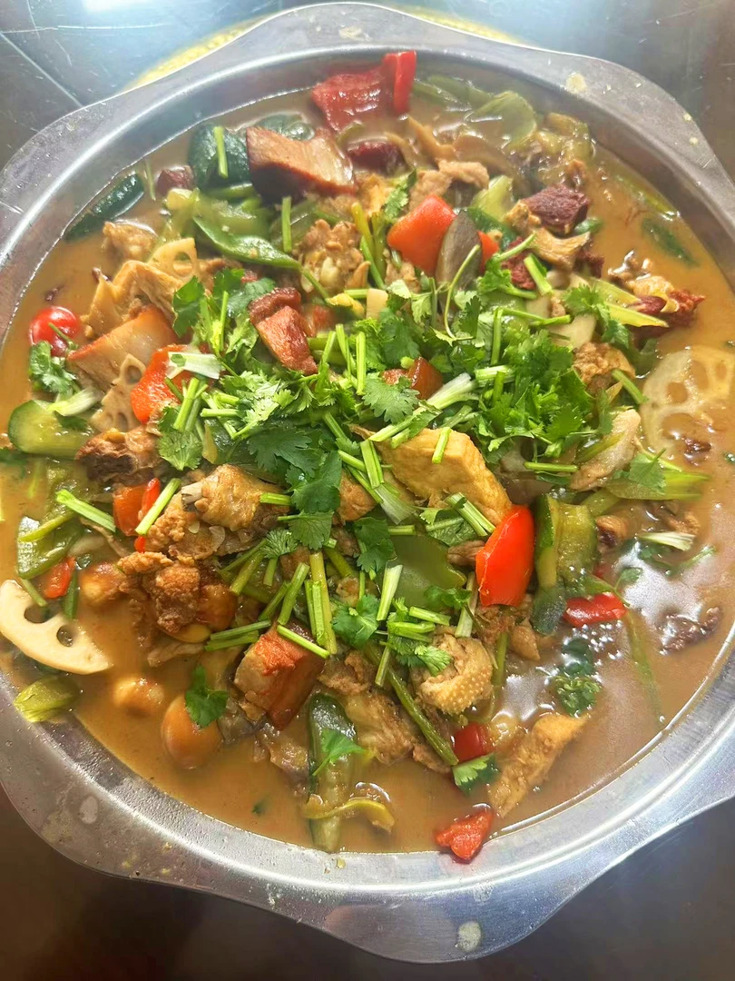 农村大席菜  折菜 小时候的味道 坐席的菜 老家菜味道