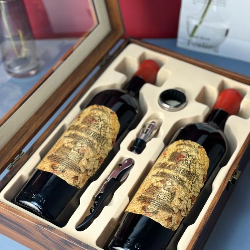 柯洛克法国17度高度干红葡萄酒原瓶进口蜡封瓶帽重型750ML整箱6支