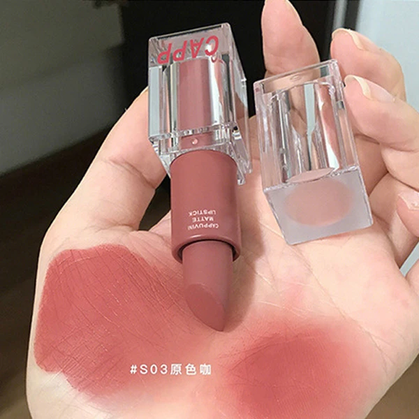 伪素颜日系口红女哑光奶茶豆沙裸色系平价学生唇釉泥初学者唇彩