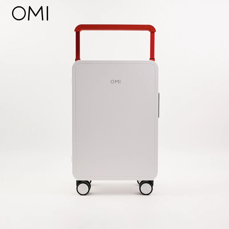 欧米OMI糖果色撞色潮流宽拉杆箱大容量铝框旅行箱万向轮女行李箱