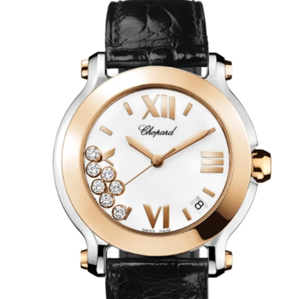 95新 Chopard/萧邦 快乐钻女表/36毫米278492-9001尾款链接