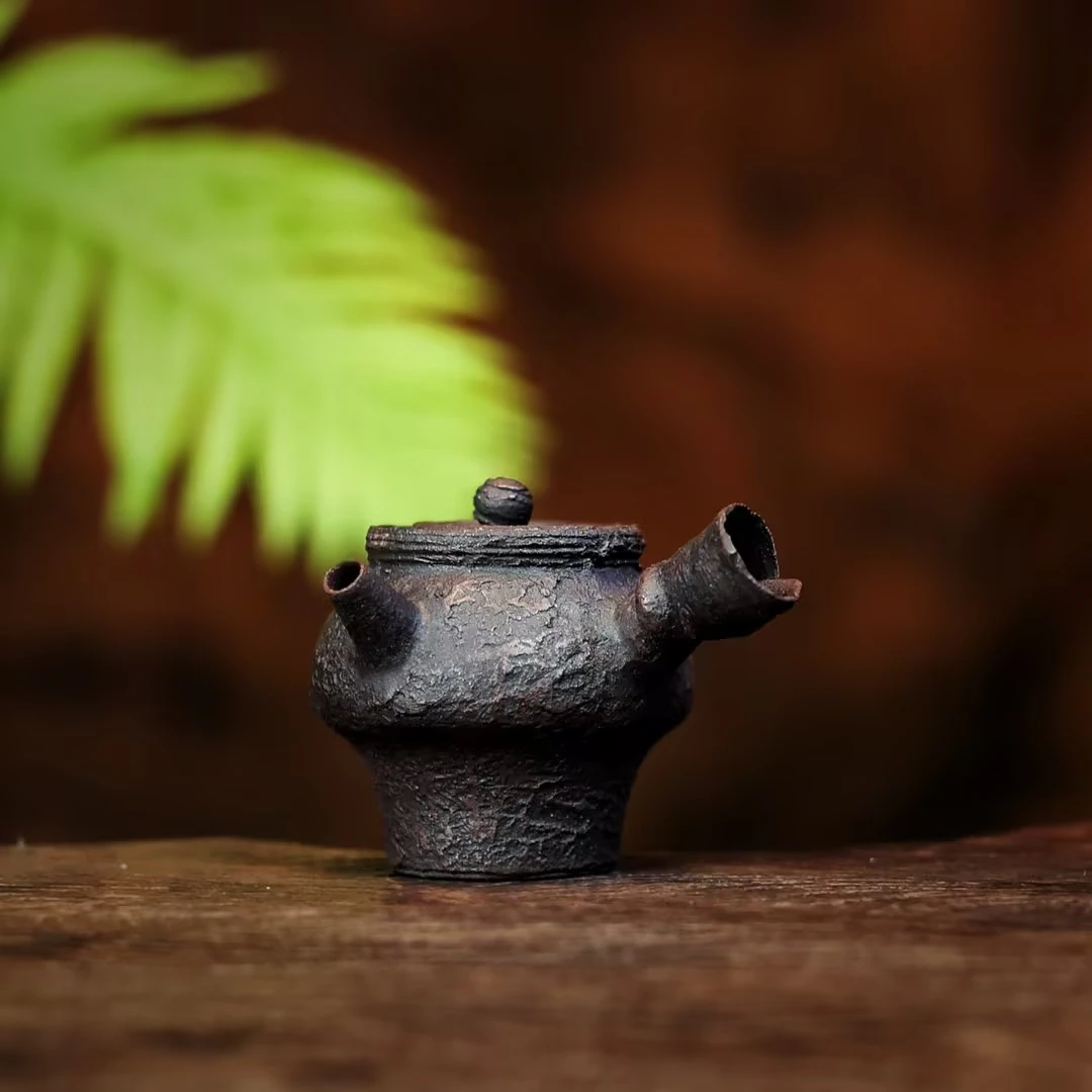 【本朴造物】南蛮侧把壶(本0595) 100cc左右