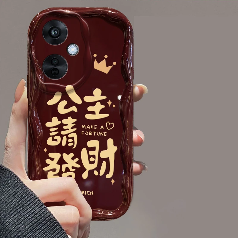 公主请发财适用于OPPOK11X手机壳全包硅胶防摔创意新款奶油壳