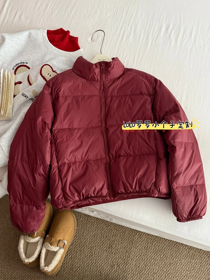 小个子罗罗【超显比例外套】颜色好好看 轻薄柔软舒适白鸭外套显瘦