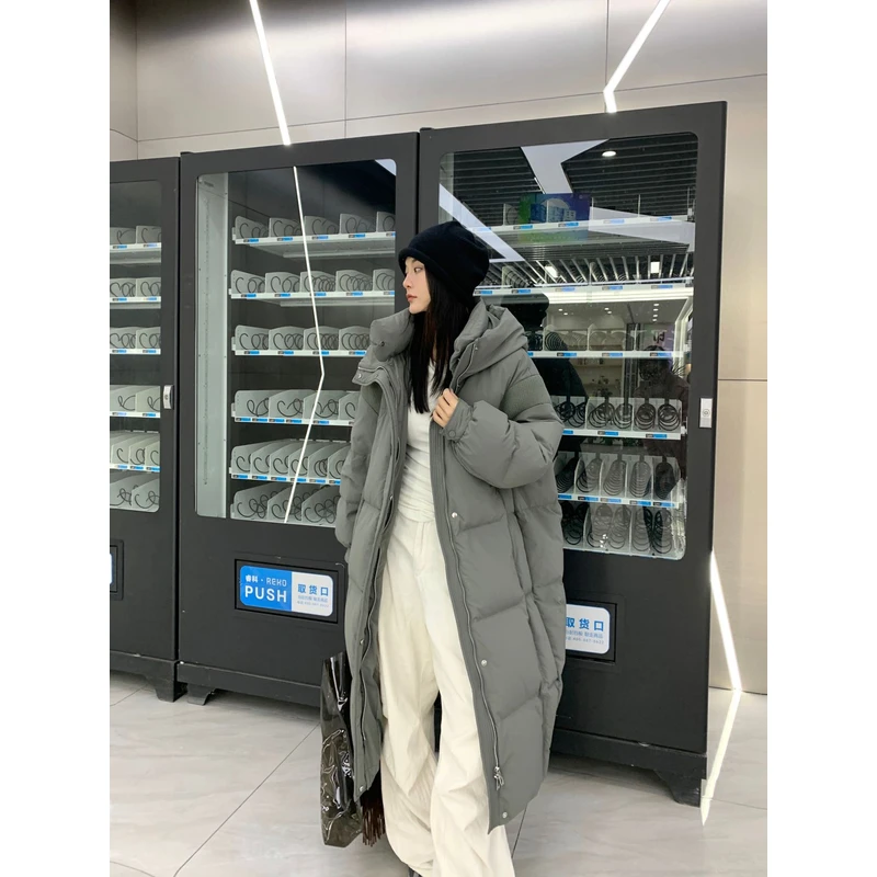 N【半数冬日】冬日中长款女装羽绒服外套7467